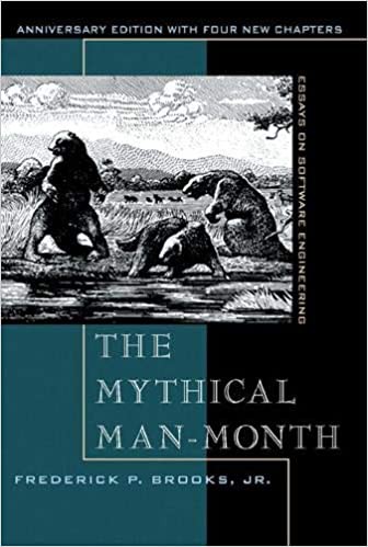 Cover of The Mythical Man-Month by Frederick P. Brooks Jr.