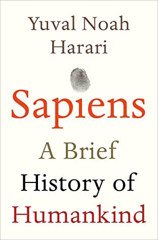 Cover of Sapiens by Yuval Noah Harari