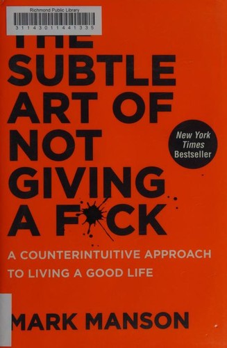 Cover of The Subtle Art of Not Giving a F*ck by Mark Manson